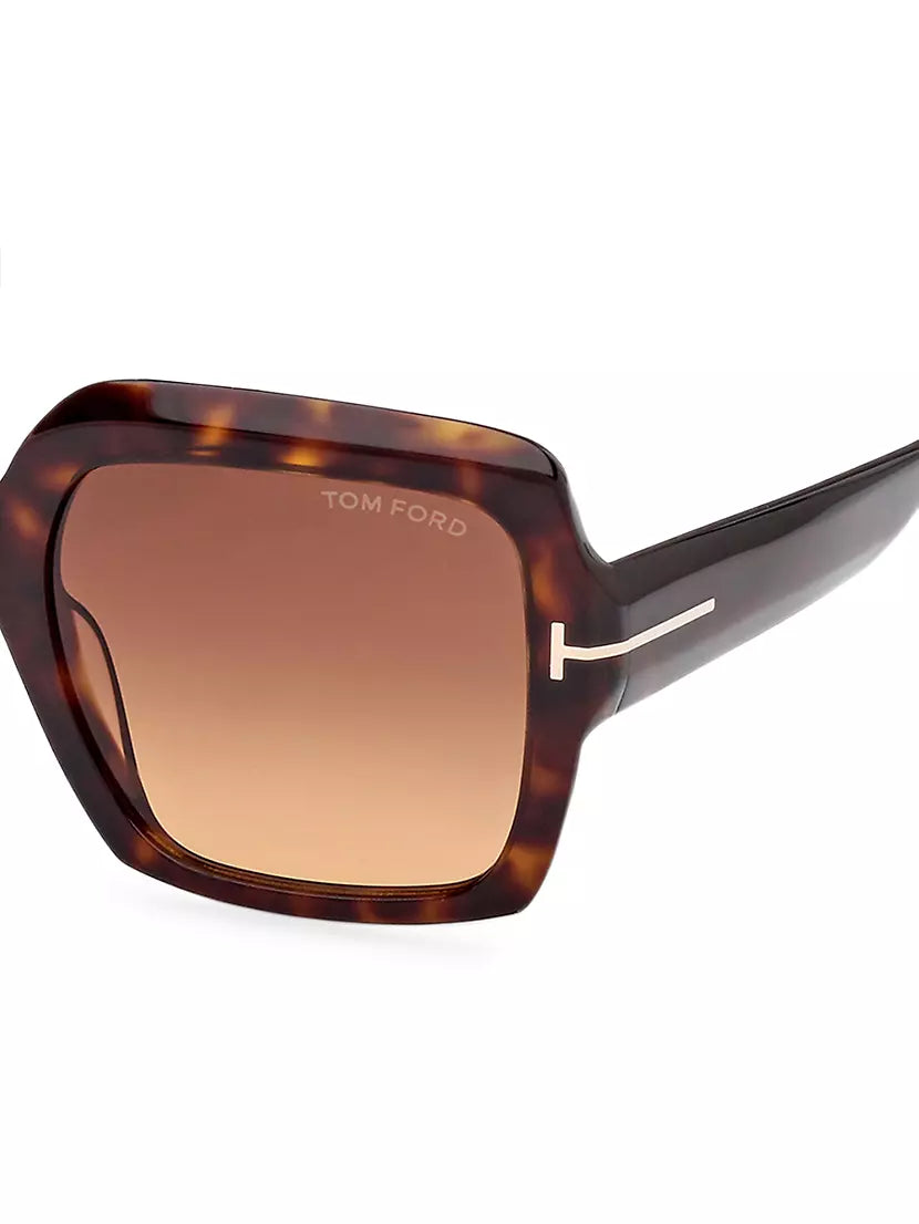 TOM FORD - KAYA - SHINY CLASSIC DARK HAVANA – BELLE | MODE