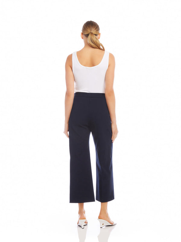 NEPTUNE CROPPED PANTS - MIDNIGHT BLUE