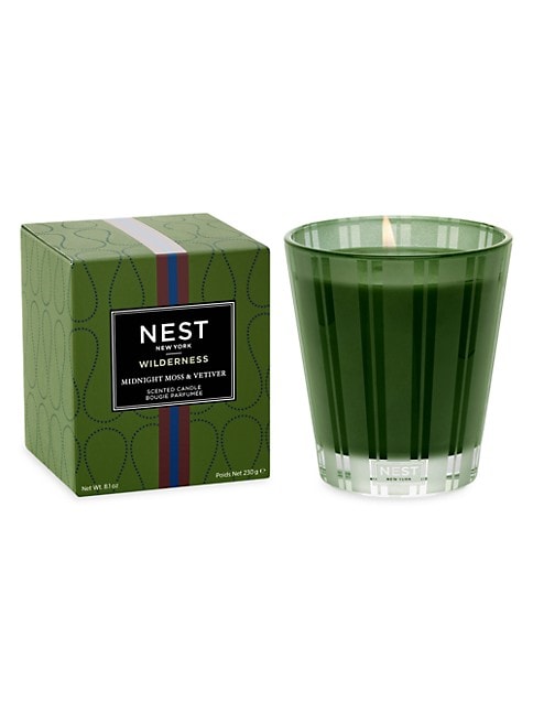 8.1 oz.  MIDNIGHT MOSS & VETIVER CLASSIC CANDLE