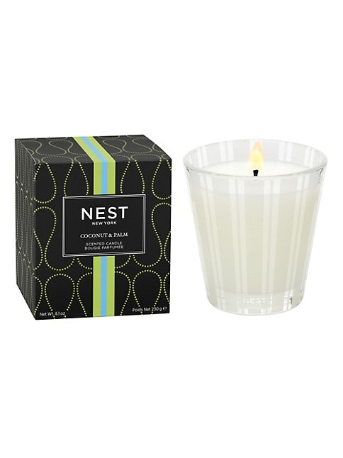 8.1 oz.  COCONUT & PALM CLASSIC CANDLE