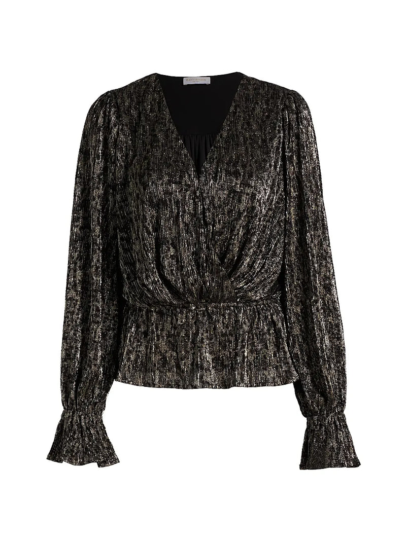 JEAN LAME TOP