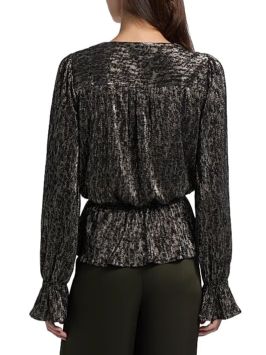 JEAN LAME TOP