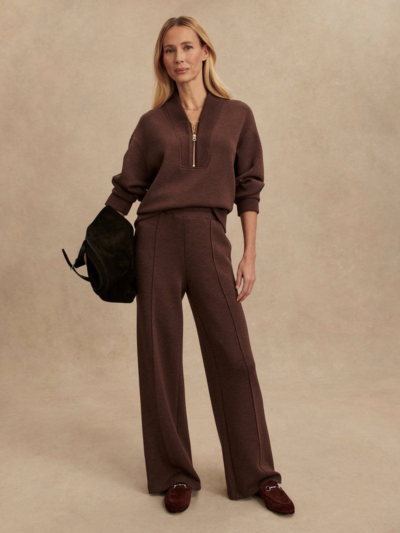 SALLY HALF ZIP SWEAT - CBMA