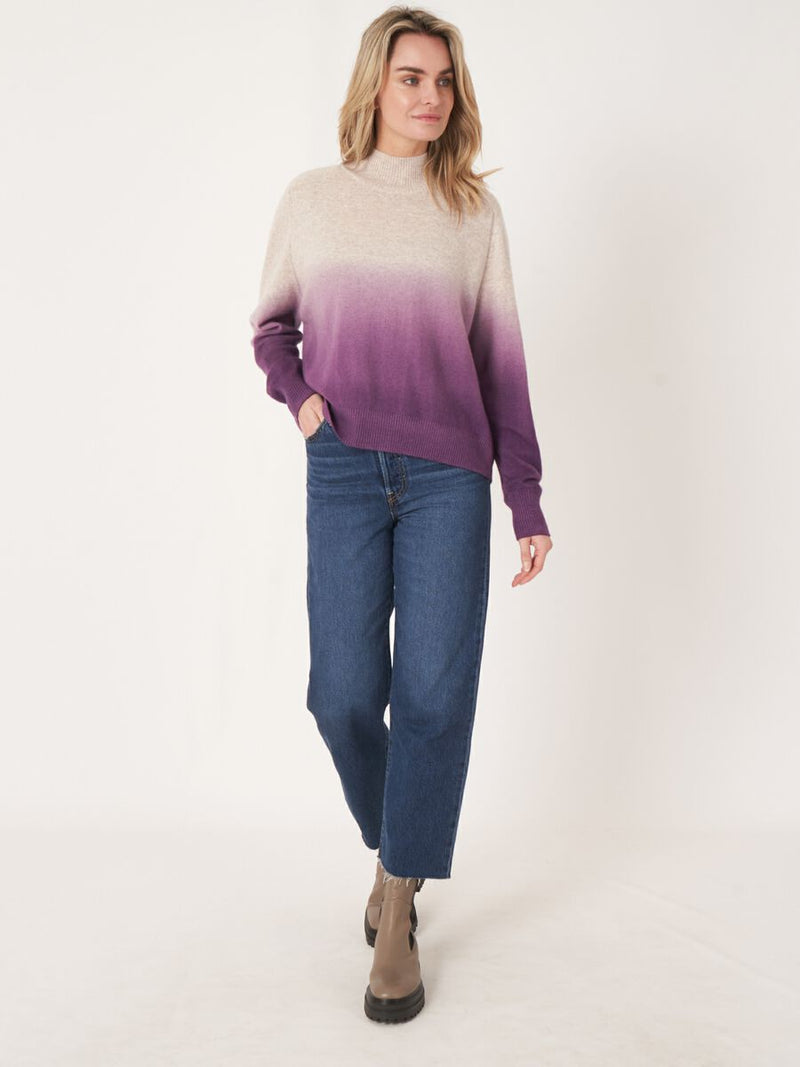 DIP DYE CASHMERE SWEATER