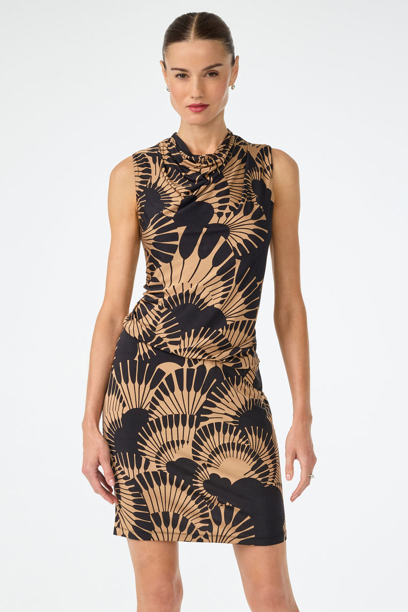 LENAYA 3 DRAPE DRESS