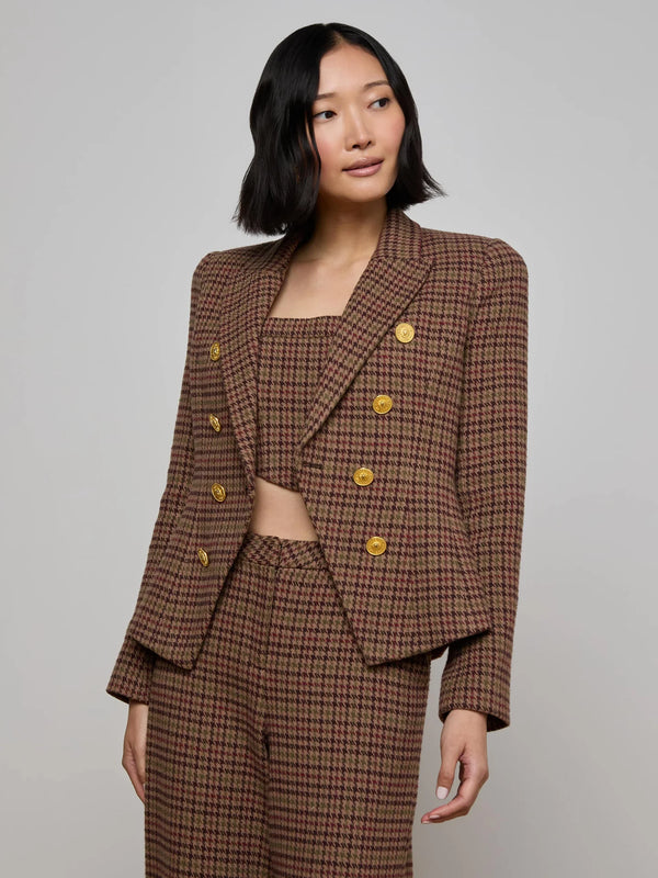 BETHANY HOUNDSTOOTH BLAZER