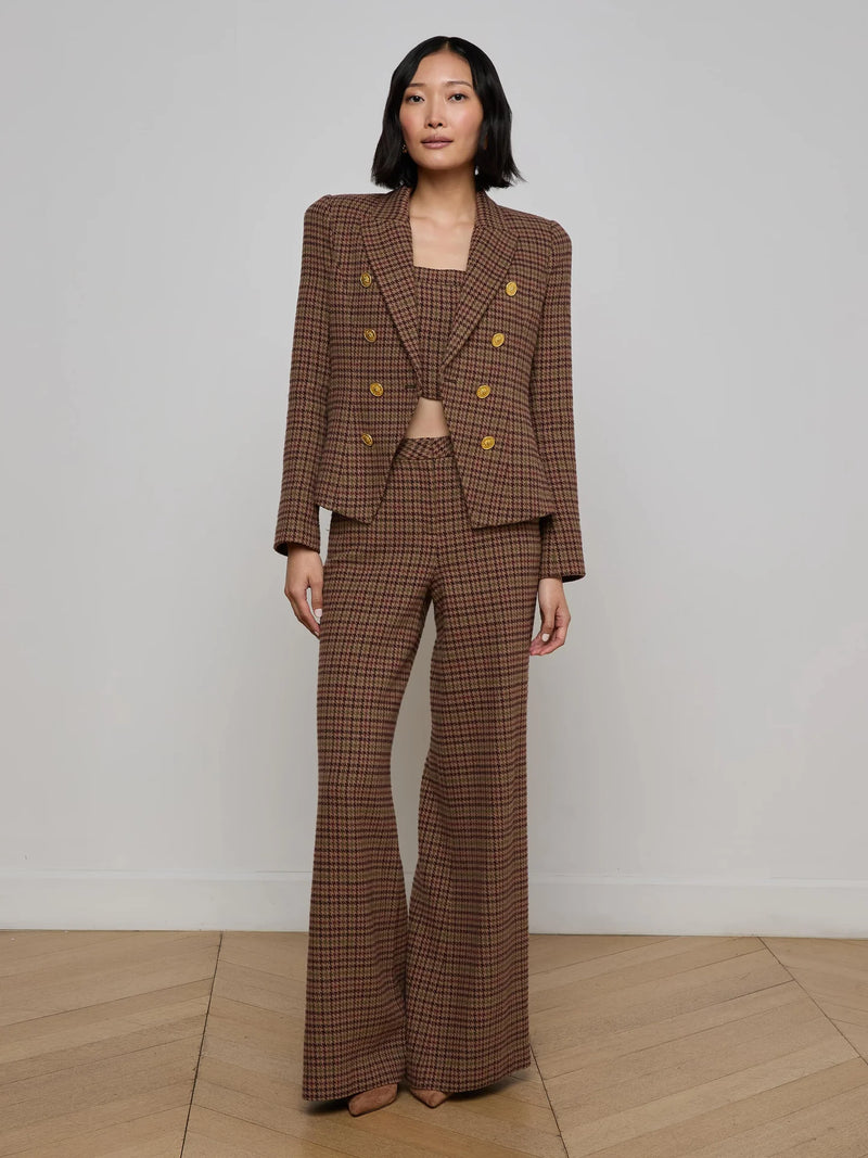 BETHANY HOUNDSTOOTH BLAZER