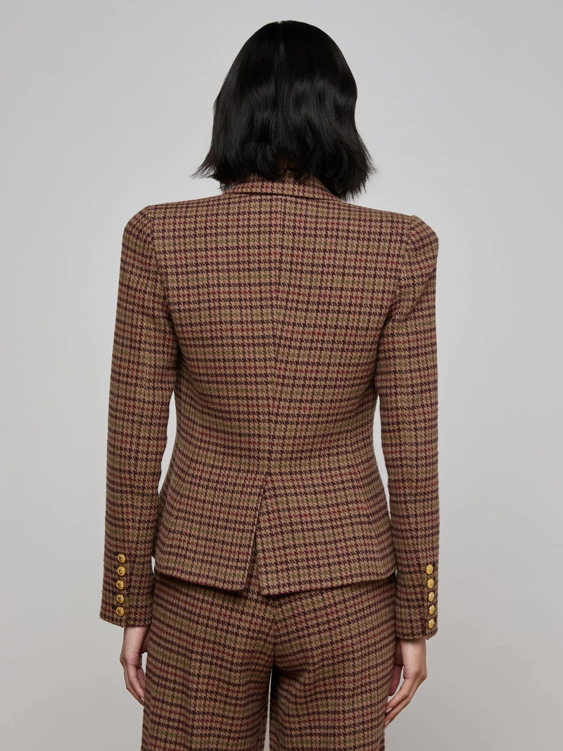 BETHANY HOUNDSTOOTH BLAZER