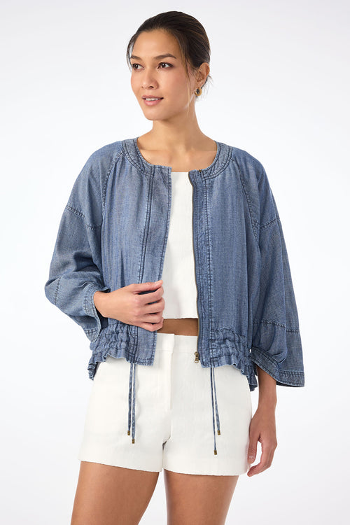 PRITA JACKET - INDIGO