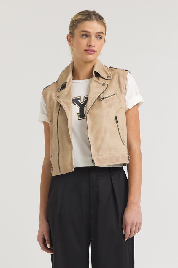 JILLI VEST - SAND