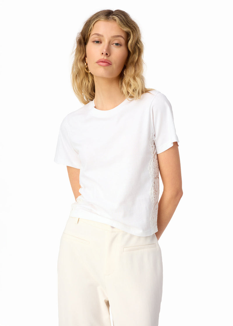 EBRA COTTON TEE - WHITE