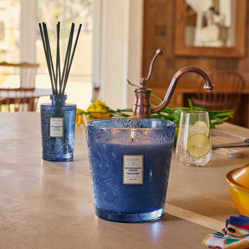 MEDITERRANEAN LEMON 3 WICK CANDLE