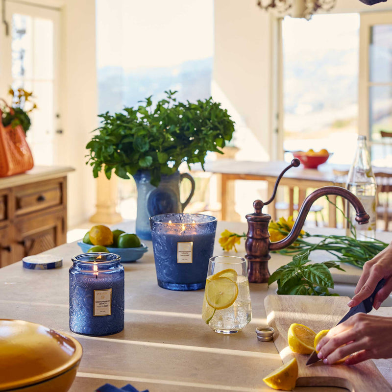 MEDITERRANEAN LEMON 3 WICK CANDLE