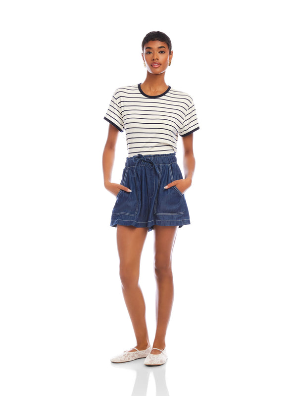 CARREEN PATCH POCKET SHORTS - IND