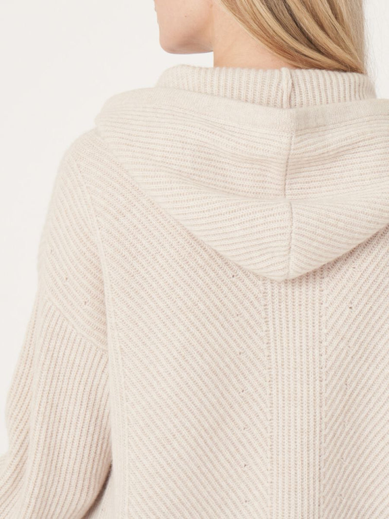 BABY WOOL V-HOODIE