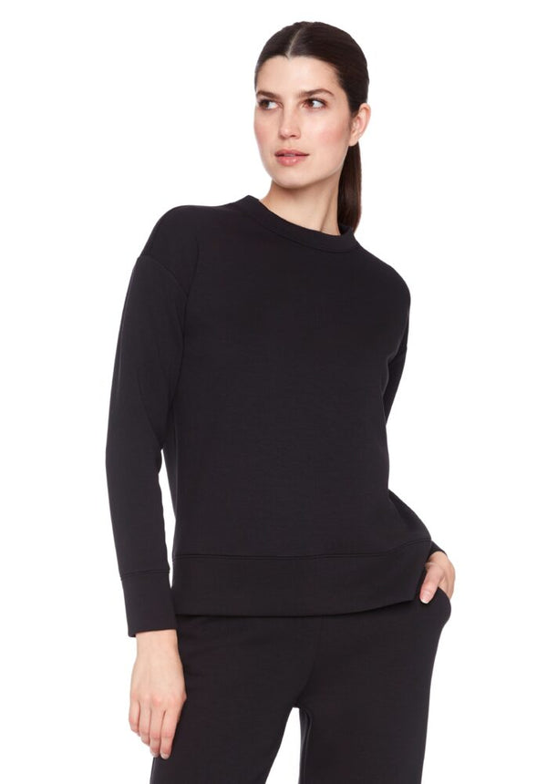 SOLID MALIBU SWEATSHIRT - BLK