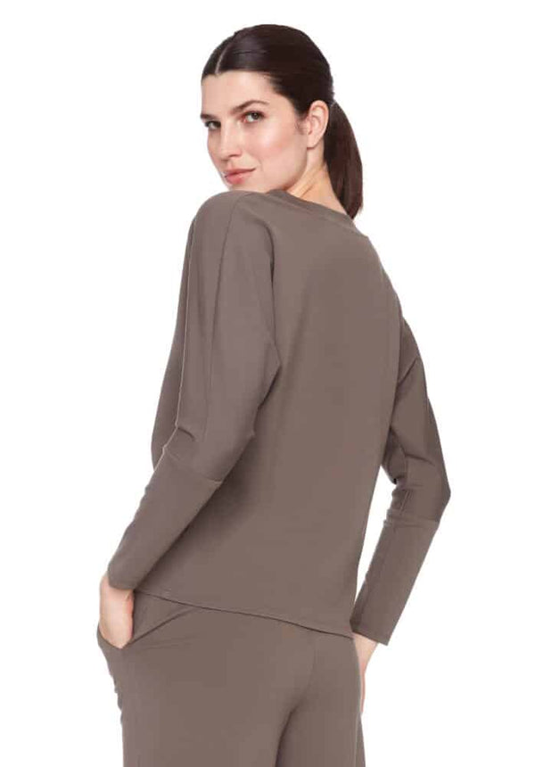 V-NECK PONTE TOP - CLY