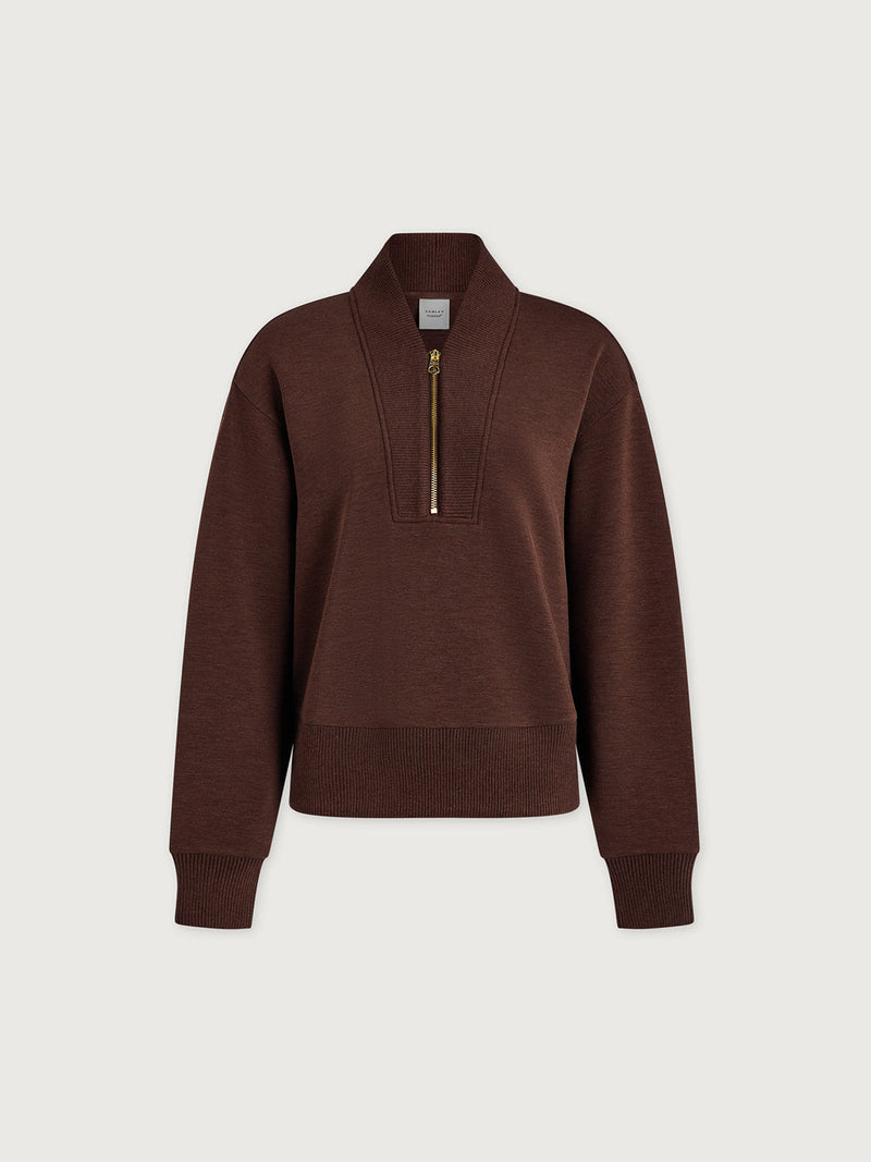 SALLY HALF ZIP SWEAT - CBMA