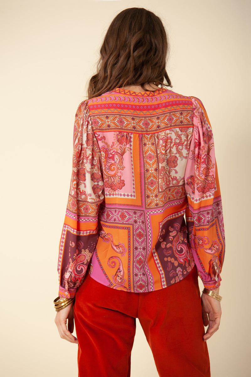 LOUISE TOP - ORANGE