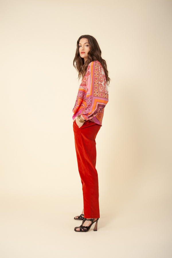 LOUISE TOP - ORANGE