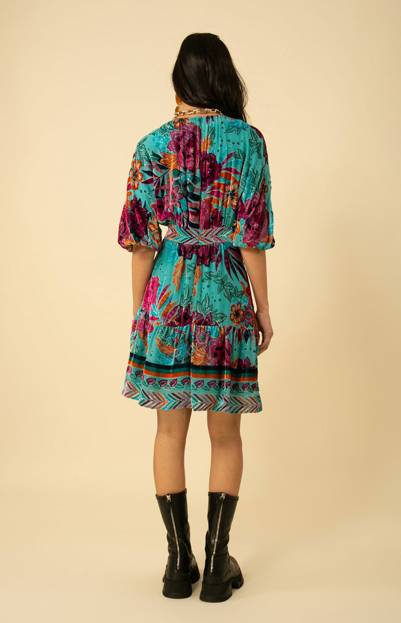 S/S RUBY DRESS - TEAL