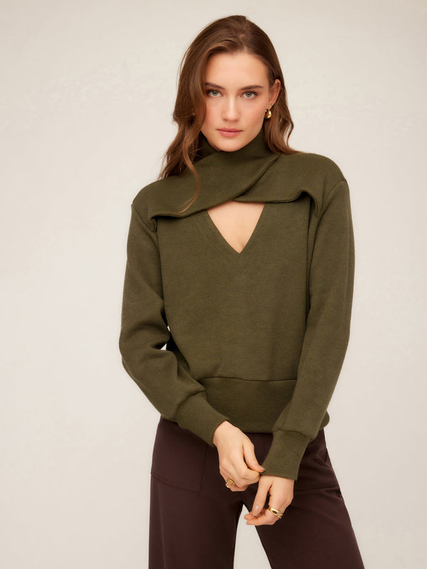CALY TURTLENECK SWEATER - OLV