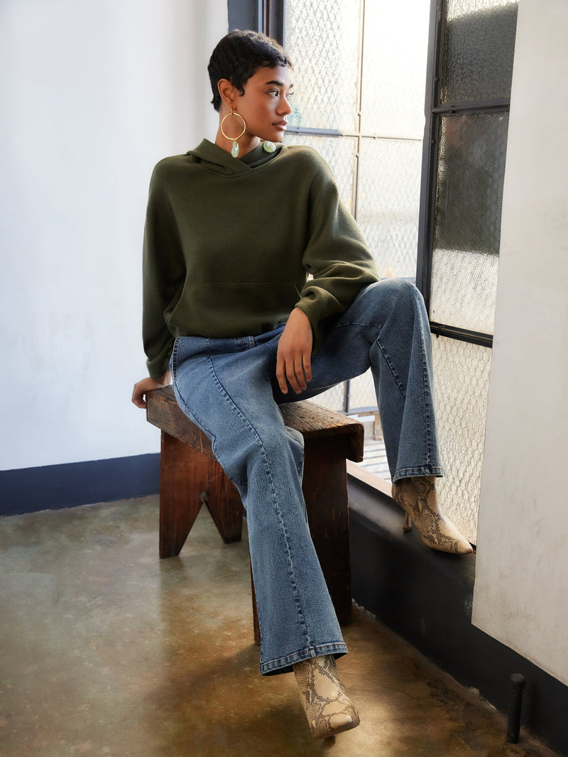 MAKENNA BUBBLE SWEATSHIRT - OLV