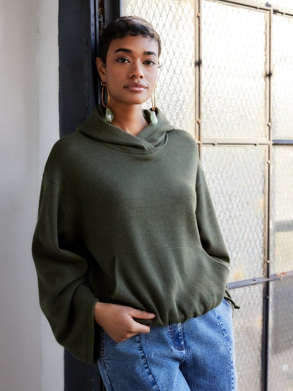 MAKENNA BUBBLE SWEATSHIRT - OLV