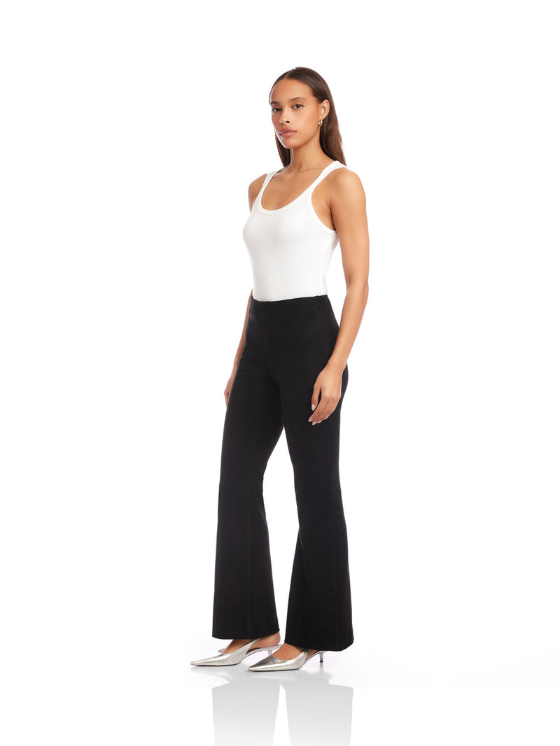 MELANIE BOOTCUT PANTS - BLK
