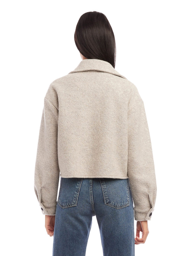 SHORT JACKET - TAUPE