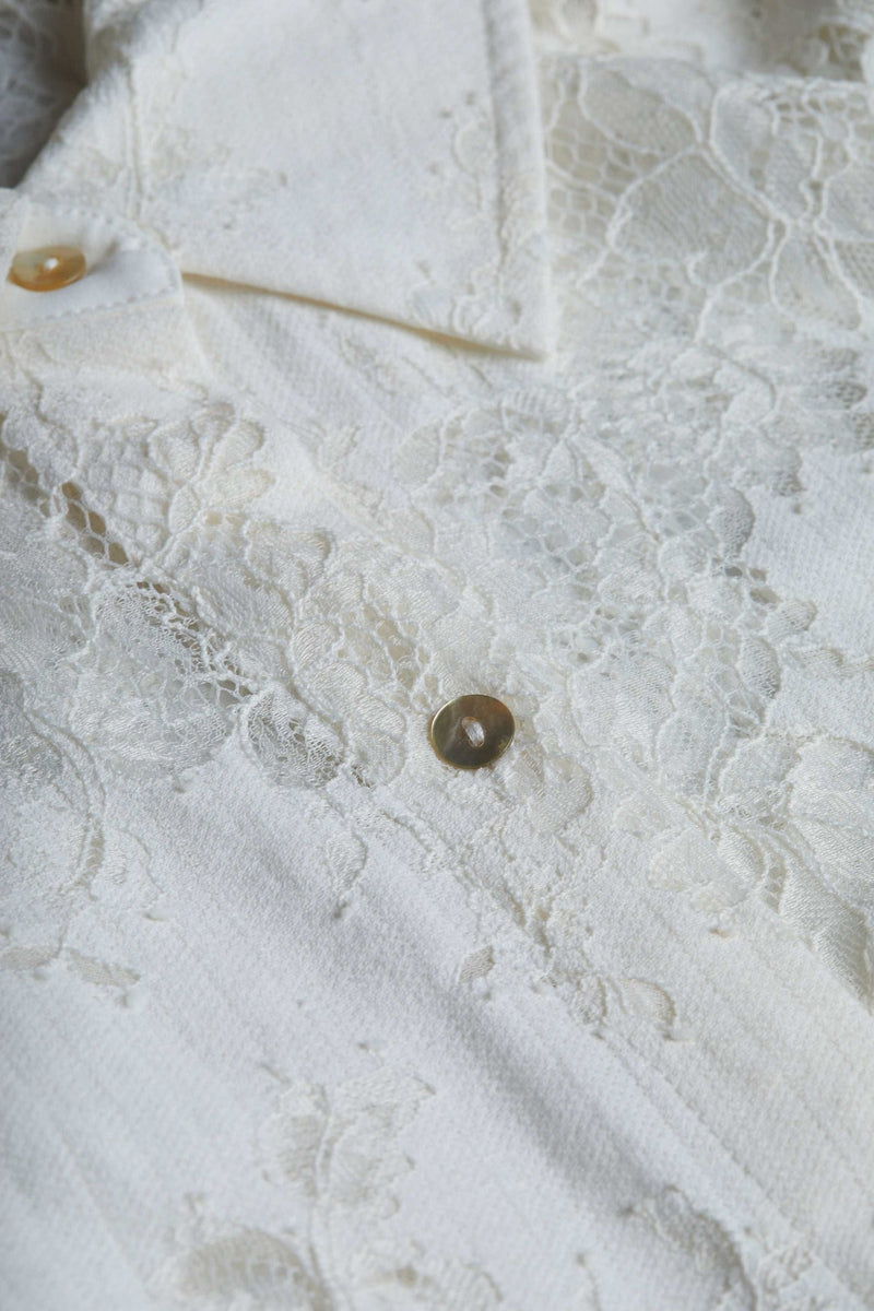 JENICA LACE BLOUSE - IVORY