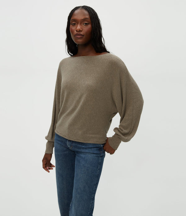 ROXY BALLOON SLEEVE TOP - COB