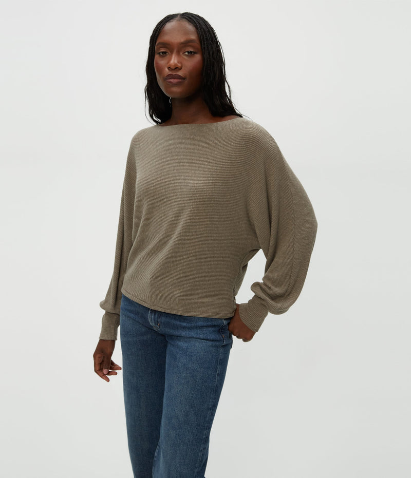 ROXY BALLOON SLEEVE TOP - COB