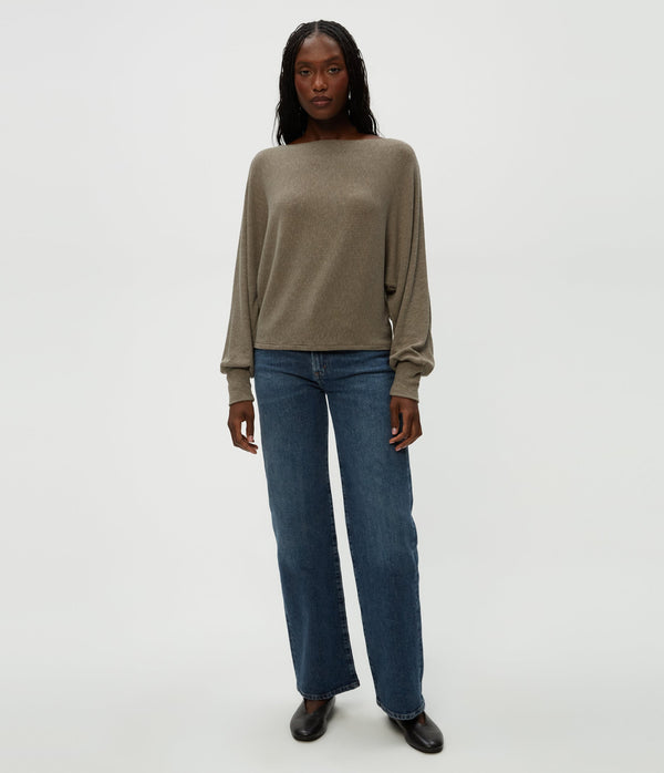 ROXY BALLOON SLEEVE TOP - COB
