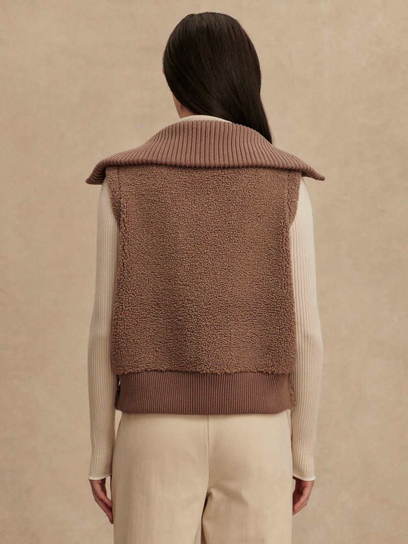 ASPEN GILET - ASH TAUPE