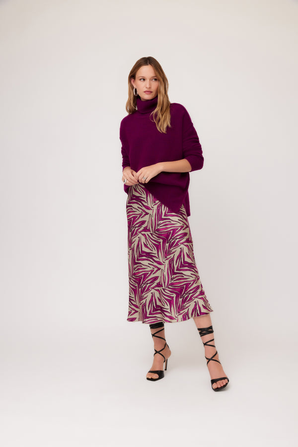 BIAS MIDI SKIRT