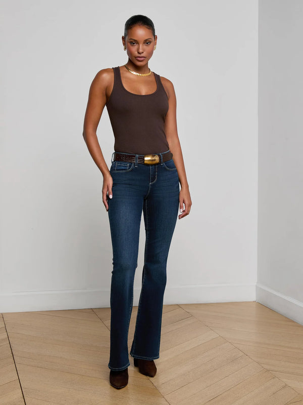 ADIRA SCOOPNECK TANK - COFFEE BEAN