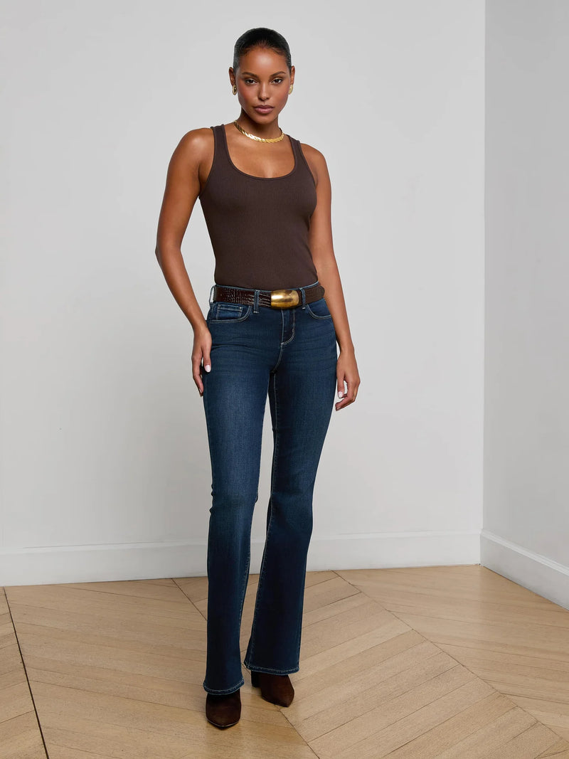 ADIRA SCOOPNECK TANK - COFFEE BEAN