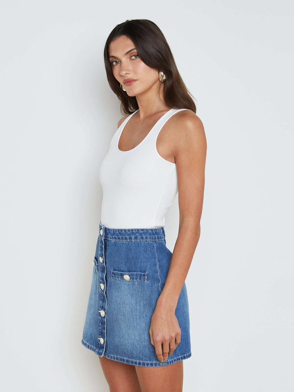 ADIRA SCOOPNECK TANK - WHT
