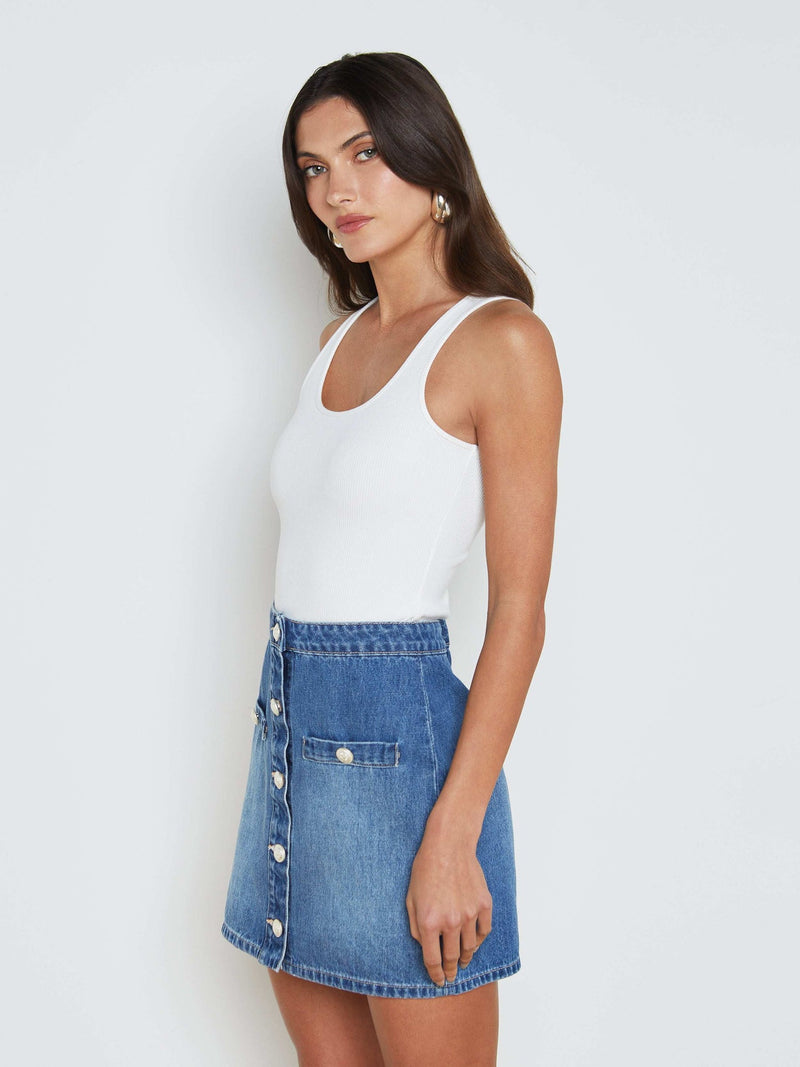 ADIRA SCOOPNECK TANK - WHT
