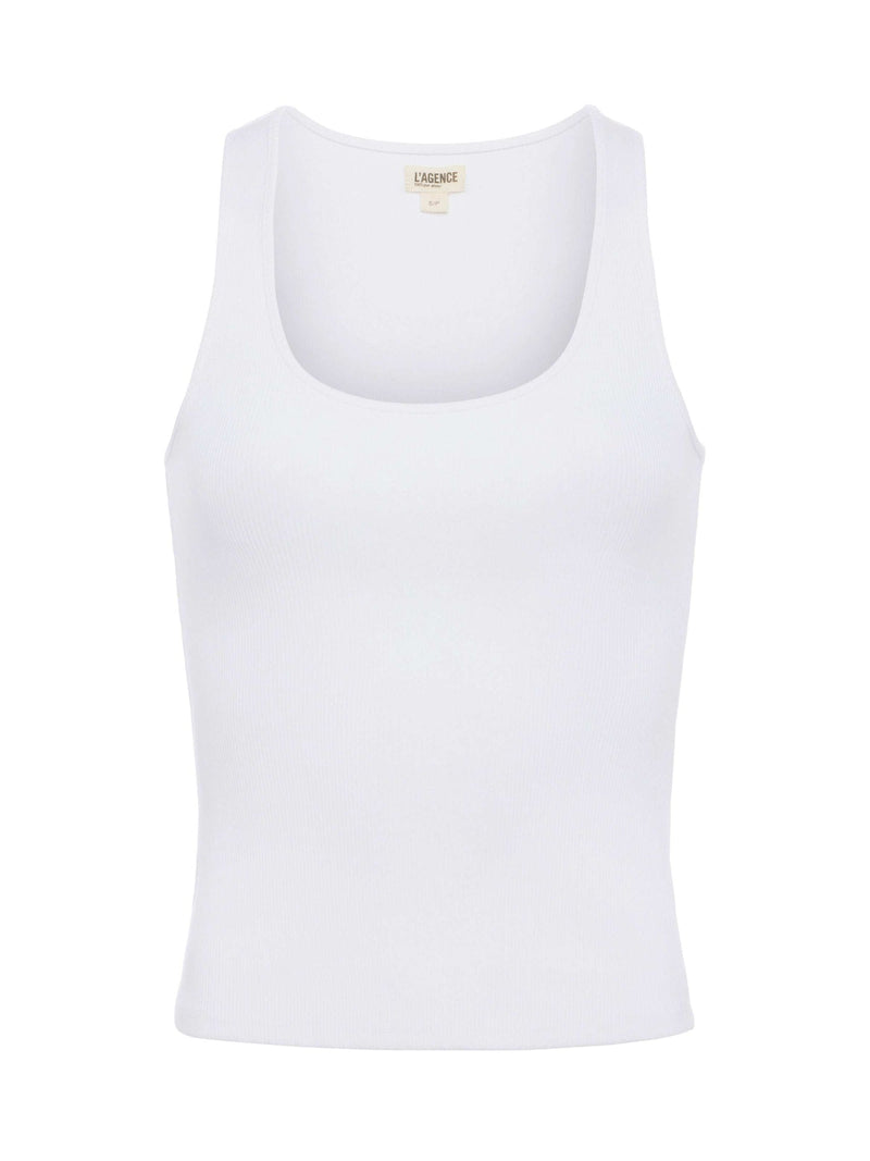 ADIRA SCOOPNECK TANK - WHT