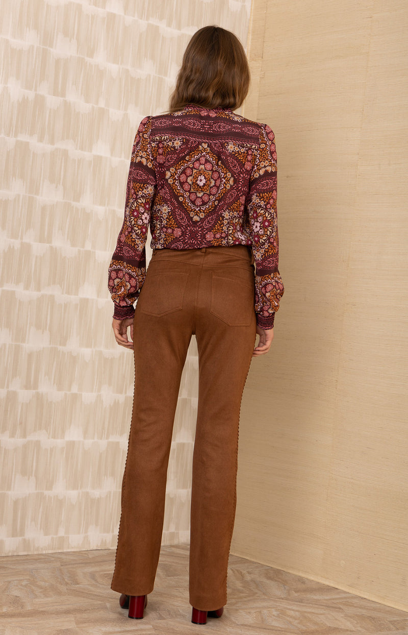 OCEAN ULTRA SUEDE BOOTCUT PANT
