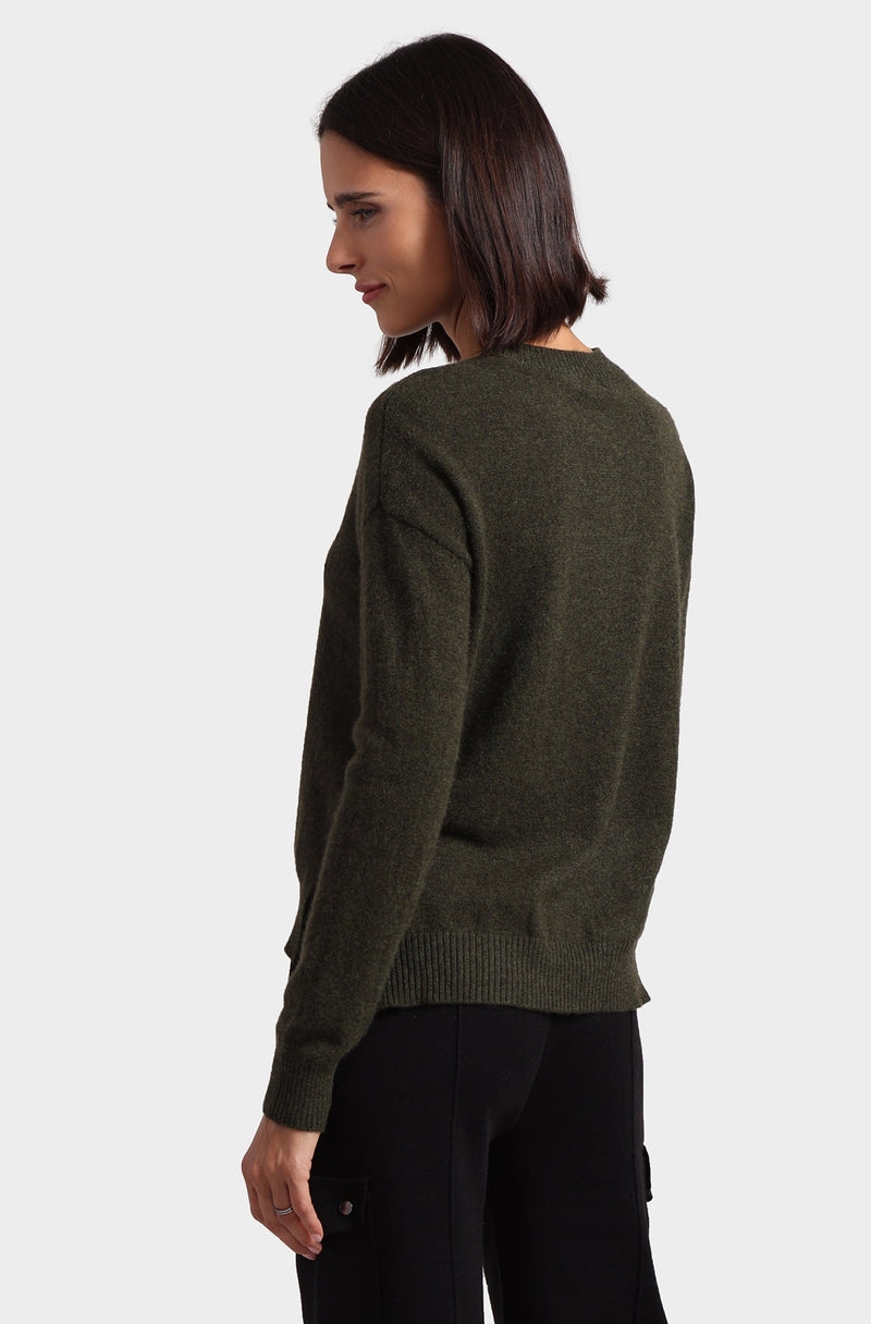 CASHMERE PEACE CREWNECK