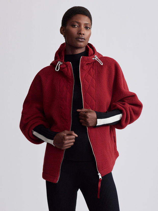 RICHFIELD QUILT FLEECE COMBO - RED