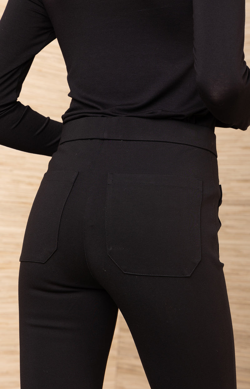 MAZIKEEN PONTE PANT - BLK