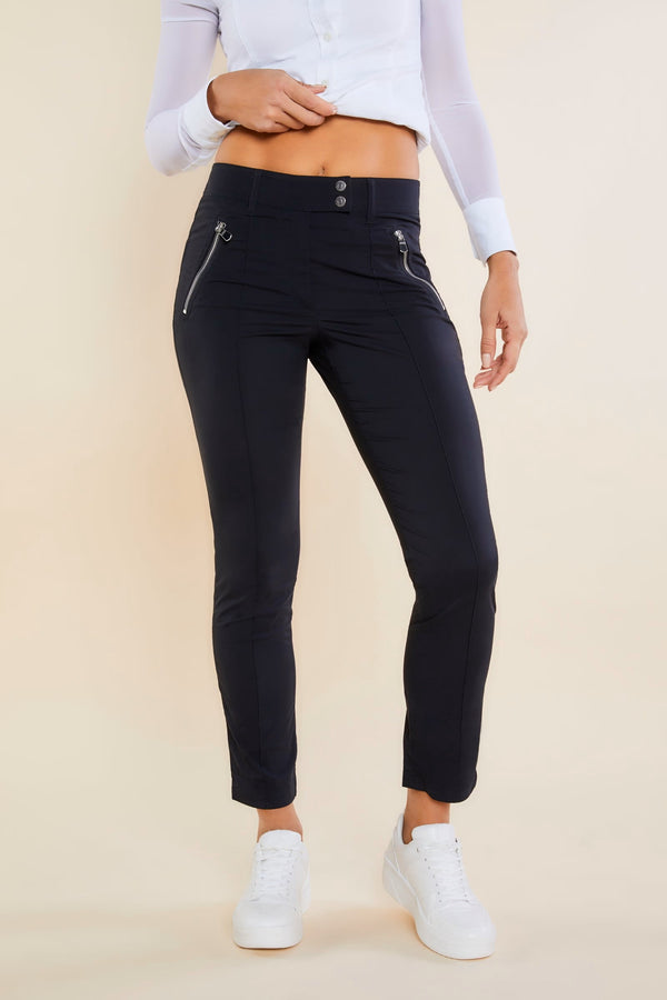 PEGGY STREAMLINE SEAM PANT-BLACK