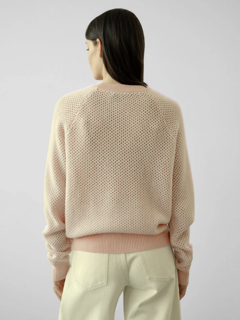 CASHMERE RAMONA MESH SWEATSHIRT
