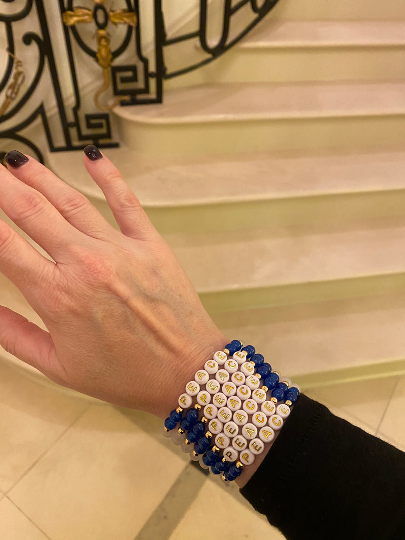 BRACELETS WITH LOVE NJ - PEACE - ISRAEL