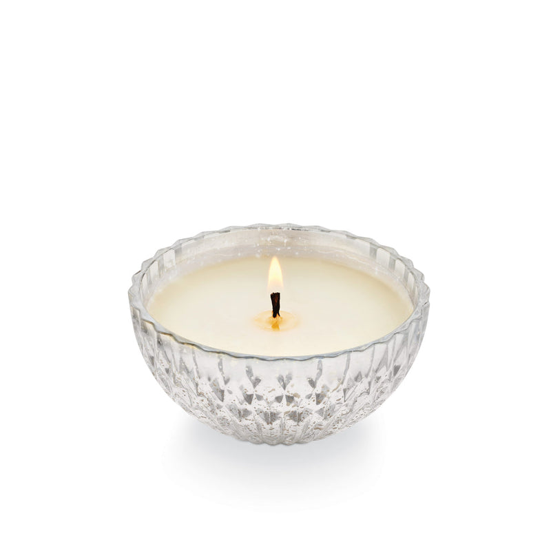 BALSAM & CEDAR SILVER MERCURY ORNAMENT CANDLE