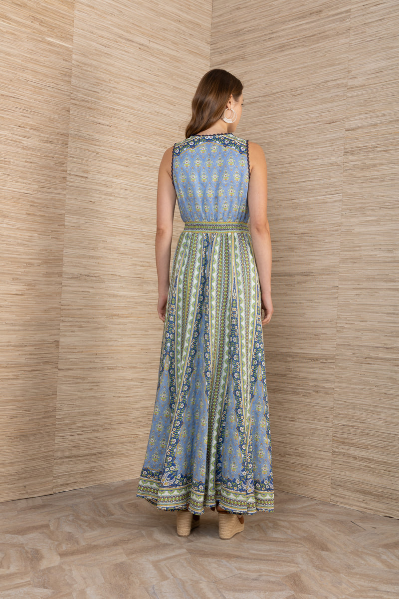 blue halter linen dress Linen halter midi dress - Dresses and jumpsuits - Women